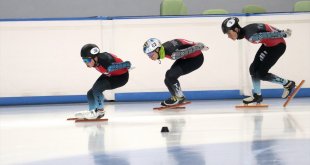 Ablasına özenerek sürat patenine başlayan İlyas Karadağ, başarıdan başarıya koşuyor