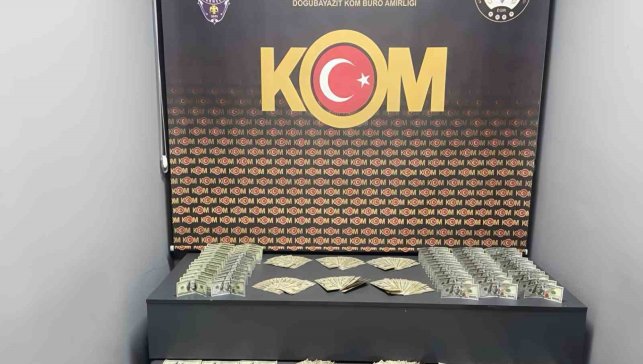 Doğubayazıt'ta 18 bin 700 sahte dolar ele geçirildi