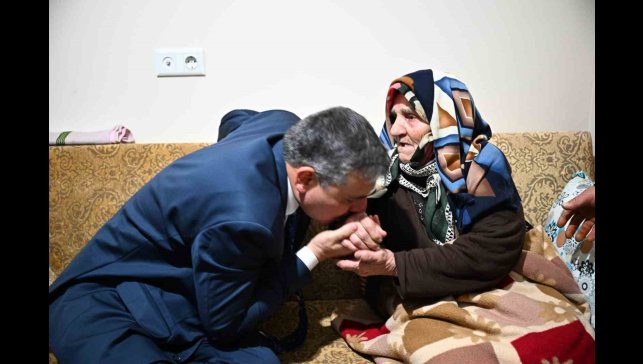 91 yaşındaki Naciye nineye vefa