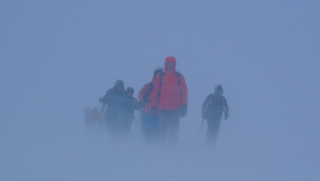 Sarıkamış şehitlerini anmak için Allahuekber Dağı'na tırmandılar