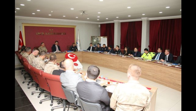 Erciş'te yılsonu değerlendirme ve asayiş toplantısı" yapıldı