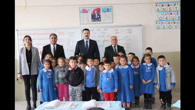 Kaymakam Karali'den okul ziyaretleri