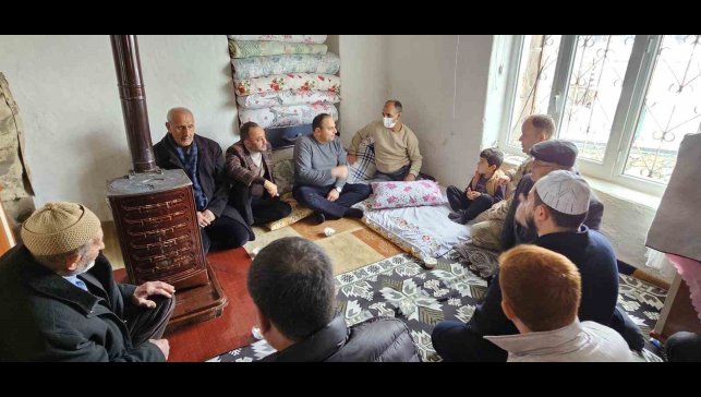 Kaymakam Demir'den gazi güvenlik korucusuna ziyaret