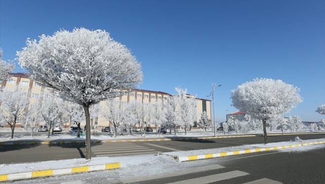 Ardahan, Kars ve Ağrı'da kar yerini soğuk havaya bıraktı