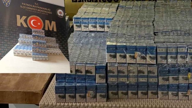 Patnos'ta 16 Adrese Eş Zamanlı Kaçakçılık Operasyonu: 9.675 Paket Kaçak Sigara ve Ruhsatsız Silahlar Ele Geçirildi