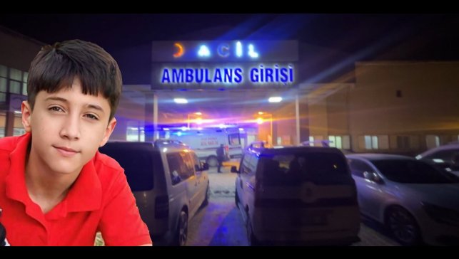 Minibüsün üzerine kaya parçasının düştüğü olayda ağır yaralanan çocuk hayatını kaybetti