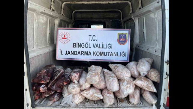 Bingöl'de gıda ve hijyen kurallarına aykırı şekilde taşınan 200 kilo sakatat ele geçirildi
