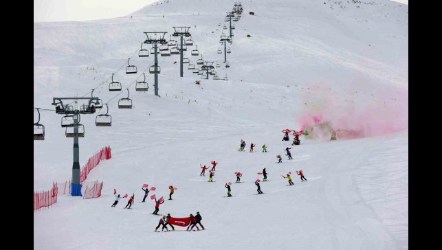 Hesarek Kayak Merkezi'nde kayak sezonu başladı