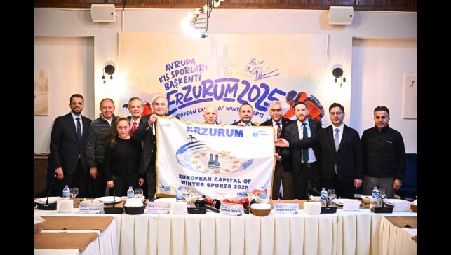Erzurum'da '2025 Avrupa Kış Sporları Başkenti' coşkusu