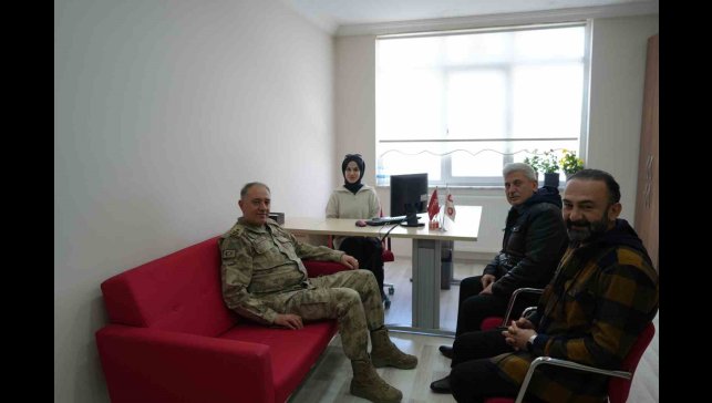 Erzincan İl Jandarma Komutanı Tuğgeneral Yanık'tan İHA'ya ziyaret