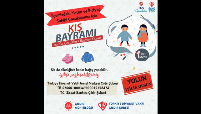 Çıldır İlçe Müftülüğü'nden "Kış Bayramı" projesi