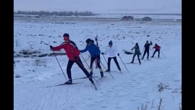 Yüksekovalı sporcular, zorlu şartlara rağmen yarışmaya hazırlanıyor