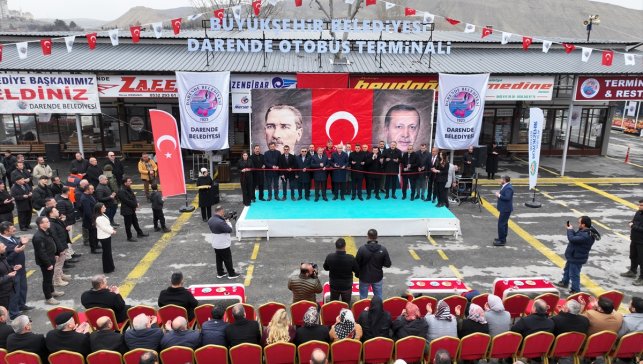 Darende'de yeni otobüs terminalinin açılışı yapıldı