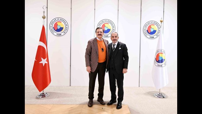 ETSO Başkanı Alan TOBB Başkanı Hisarcıklıoğlu ile bir araya geldi