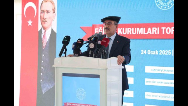 Milli Eğitim Bakanı Tekin: "Gerek fiziki kalite itibariyle gerekse de teknolojik altyapısı itibariyle dünyada gerçekten örnek gösterilen bir ülkeyiz"