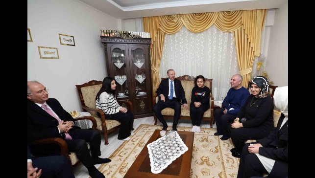 Cumhurbaşkanı Erdoğan'dan Malatya'da Uludağ ailesine ziyaret
