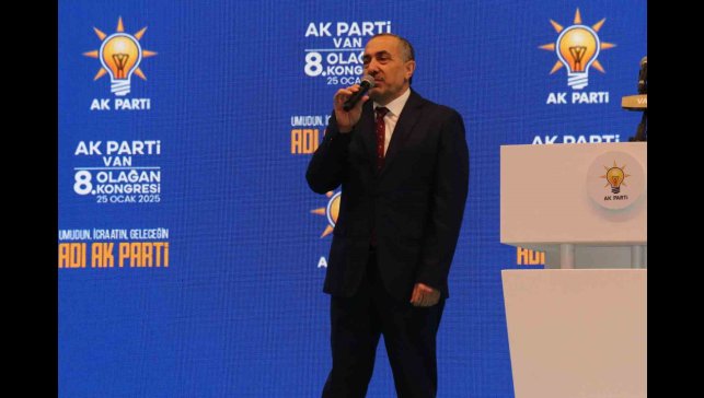 AK Parti Van İl Başkanlığına Abdulahat Arvas seçildi