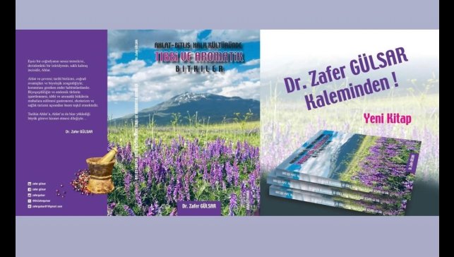 Yazar Gülsar'ın 'Ahlat-Bitlis Halk Kültüründe Tıbbi ve Aromatik Bitkiler" kitabı çıktı