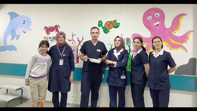 Fırat Üniversitesi Hastanesi'nden 'Gülümseten Duvarlar' Projesi