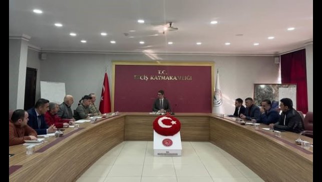 Erciş'te "Av Komisyonu Toplantısı" gerçekleştirildi