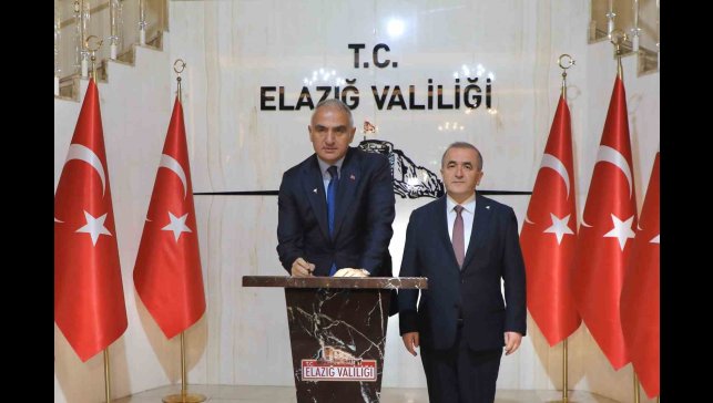 Kültür ve Turizm Bakanı Ersoy, Elazığ'da