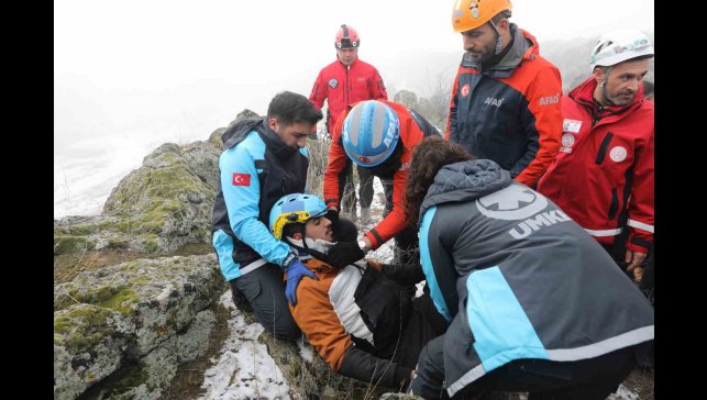 Iğdır'da gerçeği aratmayan deprem tatbikatı