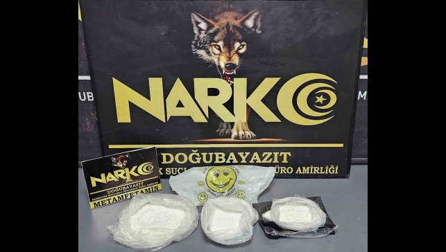 Ağrı'da tırda 1 kilo 728 gram metamfetamin ele geçirildi