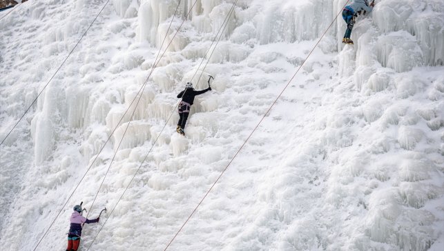 Türkiye Buz Duvarı Tırmanışı Şampiyonası başladı