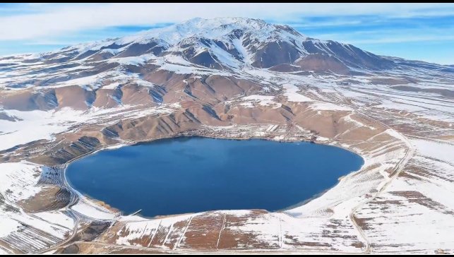 Adilcevaz'ın doğal güzellikleri havadan görüntülendi