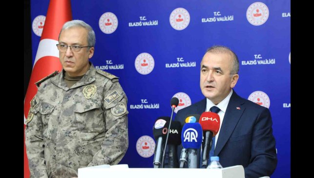 Elazığ'da 2024'te terör örgütü PKK'ya yönelik 749 operasyon düzenlendi