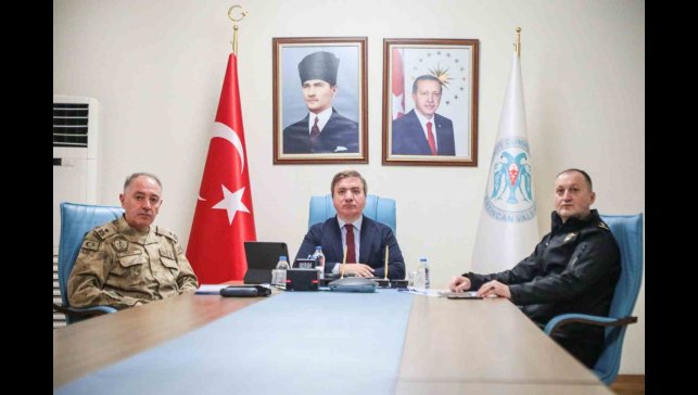 Vali Aydoğdu VKS toplantısına katıldı