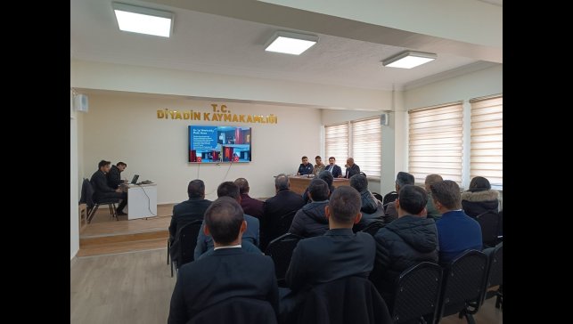 Diyadin'de "Okul Güvenliği ve tedbirleri" toplantısı yapıldı