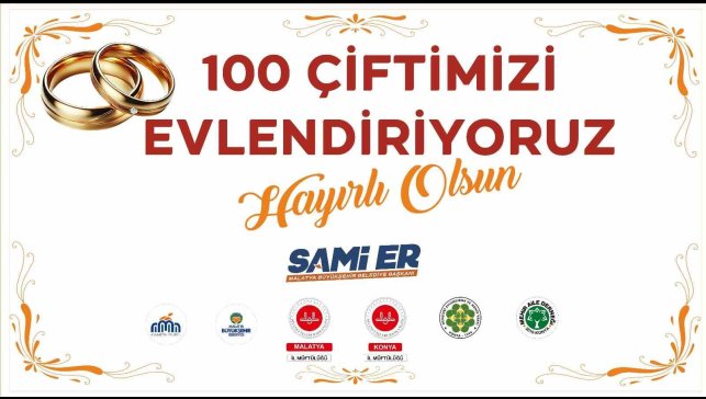 Malatya'da 100 çiftin nikahı Diyanet İşleri Başkanı ile kıyılacak