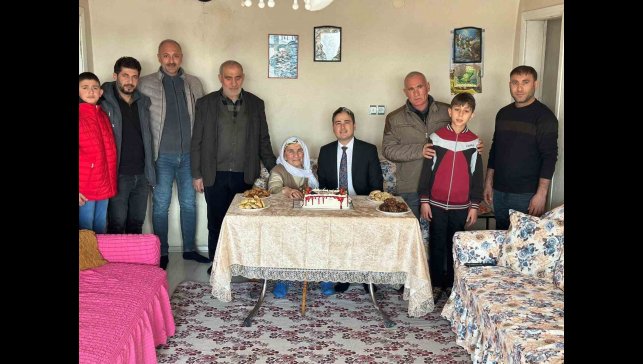 89 yıl sonra ilk kez: Kaymakam Arıkan'dan anlamlı doğum günü sürprizi
