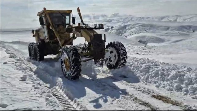 Muş'ta 250 köy yolu kapandı