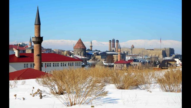 Erzurum'da termometreler -26'yı gösterdi