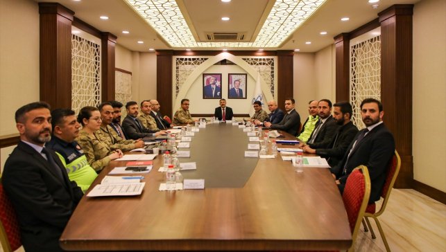 Hakkari'de haftalık asayiş toplantısı yapıldı