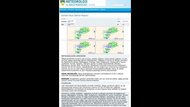 Meteorolojiden 5 il için kuvvetli kar yağışı uyarısı