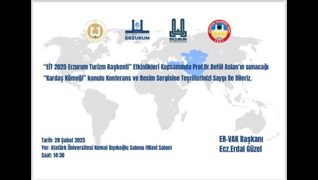 ER-VAK'tan "Kardaş kömeği" konferansı