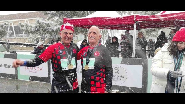 Trabzon yarı maratonunda koştular