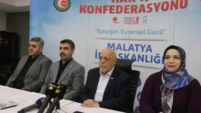 HAK-İŞ Genel Başkanı Arslan, Malatya'da konuştu: