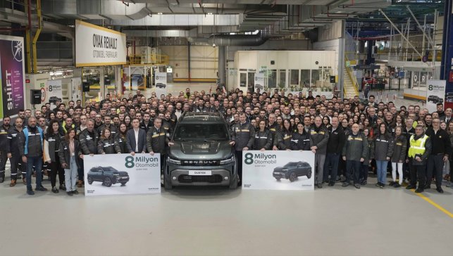 Oyak Renault Otomobil Fabrikası 8 milyonuncu araç üretimini kutladı