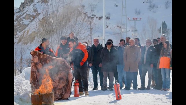 Tunceli'de 'Yangın Farkındalık Eğitimi' düzenlendi