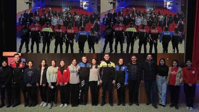 Ağrı İl Emniyet Müdürlüğü 120 Öğrenciye Güvenlik ve Trafik Eğitimi Verdi