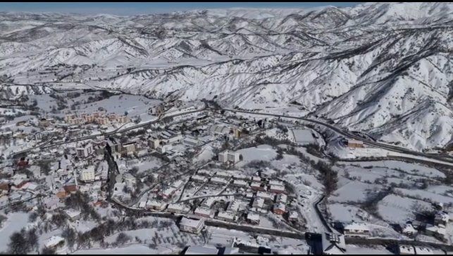 Bitlis'in doğal güzellikleri havadan görüntülendi
