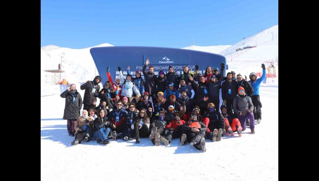 FIS Dünya Snowboard Kupası Erzurum'da tamamlandı