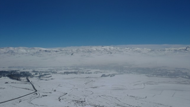 Ağrı'da sis etkili oldu