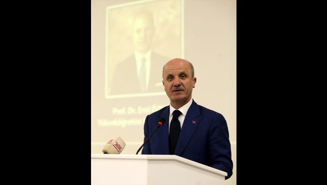 YÖK Başkanı Prof. Dr. Erol Özvar, Kars'ta konuştu: