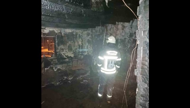 Çat'ta feci yangın: 1 ölü