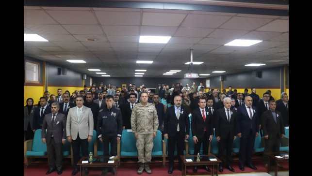 Tutak'ta İstiklal Marşı'nın kabulünün 104. yıl dönümü kutlandı